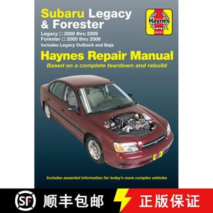 Repair 4周达 2000 Legacy 2009 Haynes Manual 2008 Subaru Forester 9781620920046 T... Thru