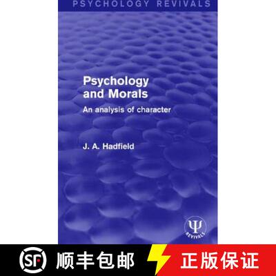 【3-4周达】精装 Psychology and Morals: An Analysis of Character [9781138648012]