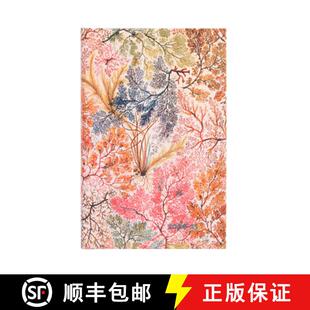 【3-4周达】Paperblanks 2024-2025 Weekly Planner Anemone William Kilburn 18-Month Maxi Vertical Elasti... [9781408753248]