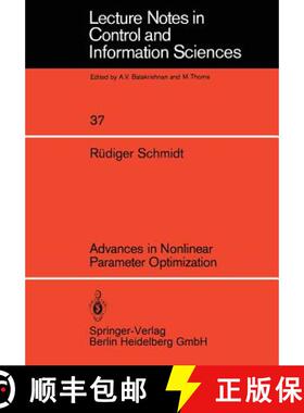 【3-4周达】Advances in Nonlinear Parameter Optimization [9783540113966]