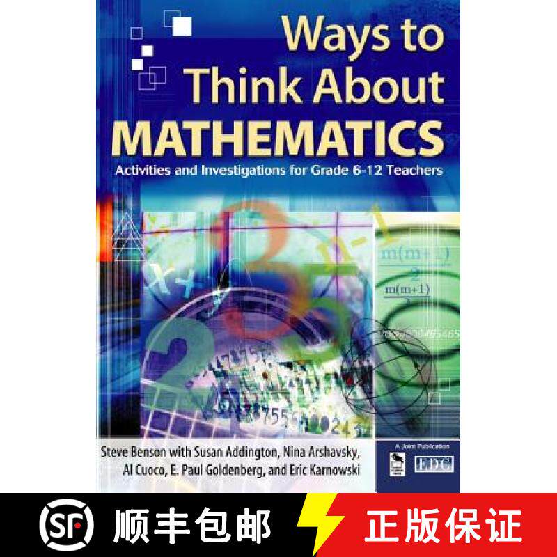 【3-4周达】Ways to Think About Mathematics: Activities and Investigations for Grade 6-12 Teachers [9780761931041]