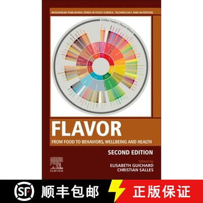 【3-4周达】精装 Flavor: From Food to Behaviors, Wellbeing and Health [9780323899031]