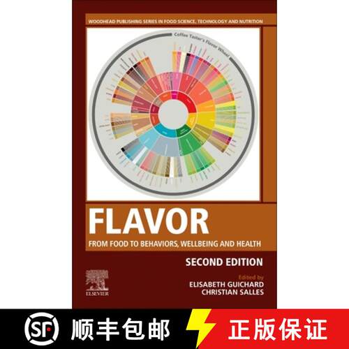 【3-4周达】精装 Flavor: From Food to Behaviors, Wellbeing and Health [9780323899031]