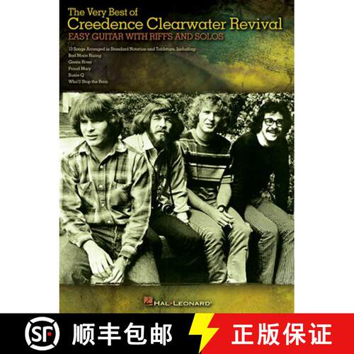 【3-4周达】The Very Best of Creedence Clearwater Revival - Easy Guitar Sheet Music Songbook with Note... [9781423446439]