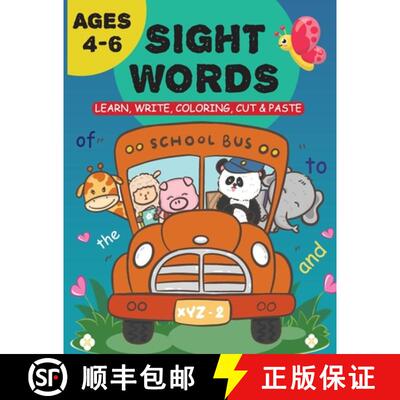 【3-4周达】60 Sight Words for Kids Ages 4-6: Sight Words for Toddlers, Activity Book for Preschool an... [9788288920128]
