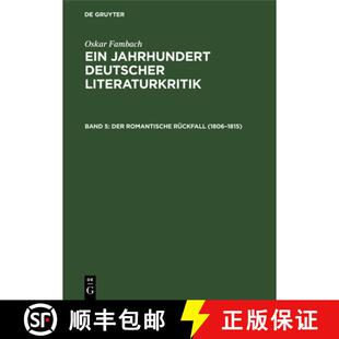 【3-4周达】精装 Der romantische Rückfall (1806–1815) [9783112546413]