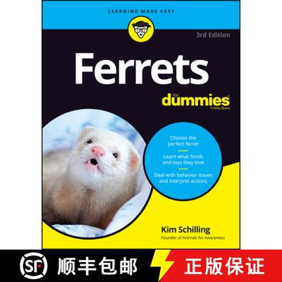 【3-4周达】Ferrets For Dummies, 3Rd Edition [Wiley生活类] [9781119720836]