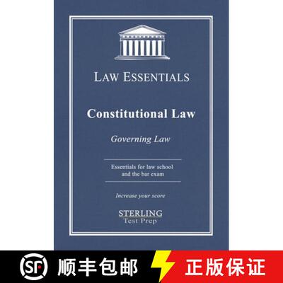【3-4周达】Constitutional Law, Law Essentials: Governing Law for Law School and Bar Exam Prep [9781954725072]