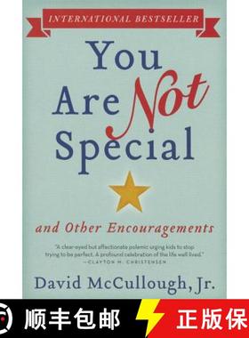 【3-4周达】You Are Not Special: ... and Other Encouragements [9780062393340]