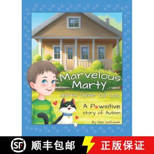 Story 4周达 and Marty Clever Pawsitive Marvelous Lou Cat 9798218268336 Autism his