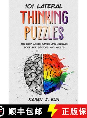 【3-4周达】101 Lateral Thinking Puzzles: The Best Logic Games And Riddles Book For Seniors And Adults [9781702916424]
