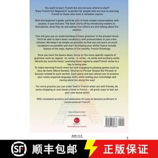 【3-4周达】Easy French For Beginners: Conversation Starters, Grammar, Quizzes & Fun Games [9781087984636]