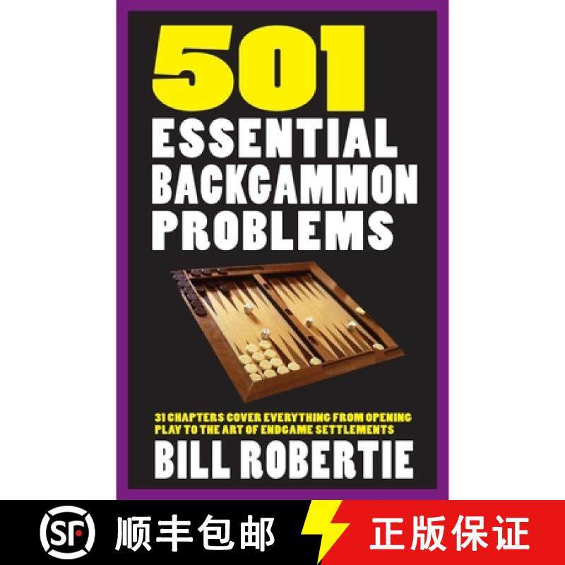 【3-4周达】501 Essential Backgammon Problems [9781580423908]