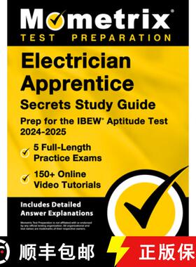 预订 Electrician Apprentice Secrets Study Guide - 5 Full-Length Practice Exams, 150+ Online Video Tut... [9781516726424]