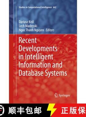 【3-4周达】Recent Developments in Intelligent Information and Database Systems (Softcover reprint of ... [9783319810041]