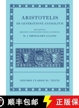 【3-4周达】On the Generation of Animals (de Generatione Animalium) [9780198145639]