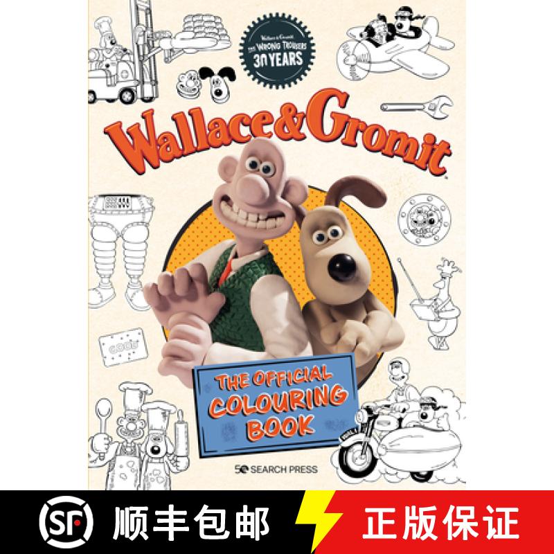 【3-4周达】Wallace & Gromit - The Official Colouring Book [9781800921443]图片