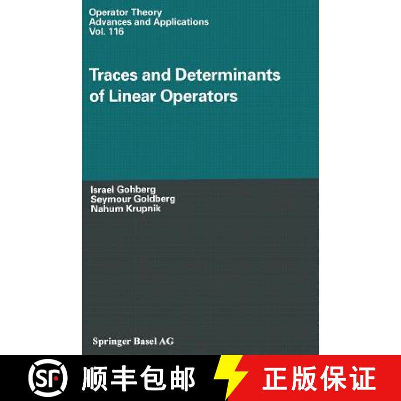 【3-4周达】Traces and Determinants of Linear Operators [9783034895514]