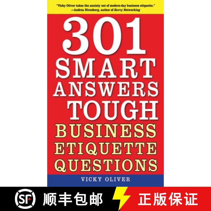 【3-4周达】301 Smart Answers to Tough Business Etiquette Questions [9781616081416]