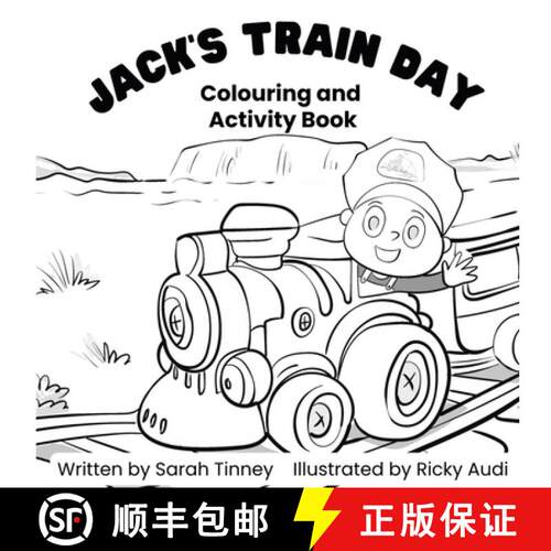 【3-4周达】Jack's Train Day: Colouring and activity book [9780975667774]