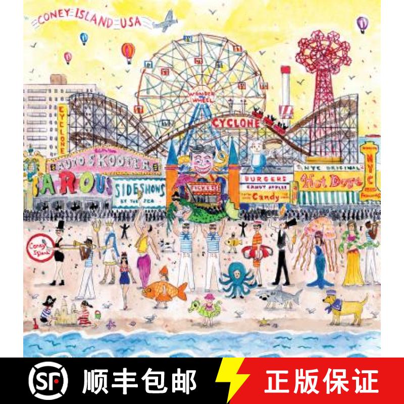 现货 迈克尔·斯托林斯《游乐园》500片拼图 Michael Storrings Summer at the Amusement Park 500 Piece Puzzle [9780735343269]
