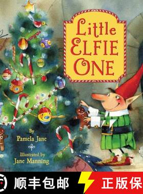 【3-4周达】Little Elfie One: A Christmas Holiday Book for Kids [9780062206732]