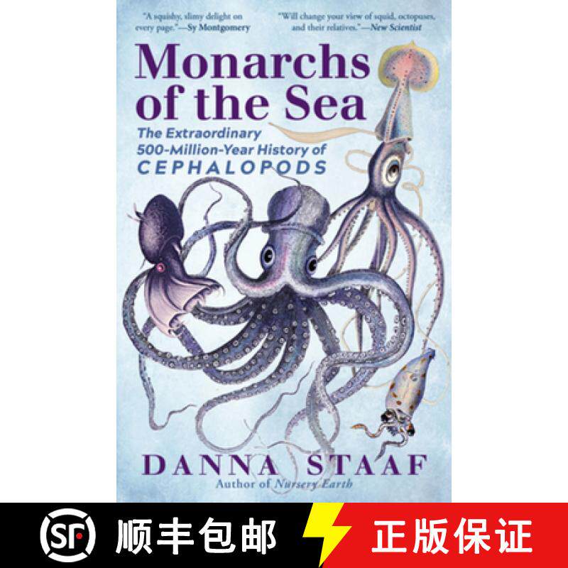【3-4周达】Monarchs of the Sea: The Extraordinary 500-Million-Year History of Cephalopods [9781615197408]