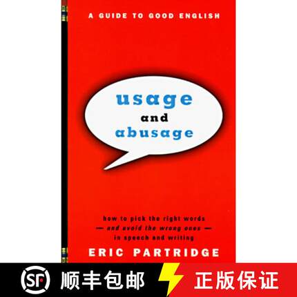 【3-4周达】Usage and Abusage: A Guide to Good English (Revised Edition) [9780393317091]