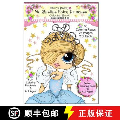 【3-4周达】Sherri Baldy My Besties Fairy Princess Coloring Book [9781945731129]