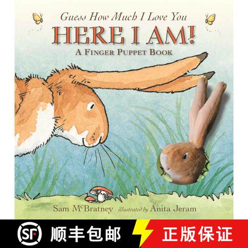 【3-4周达】Here I Am!: A Finger Puppet Book: (An Interactive Edition of the Classic Baby Book About L... [9781536203899]
