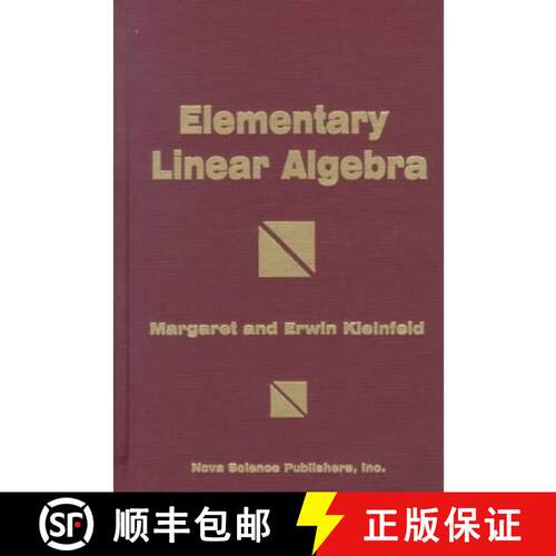 【3-4周达】精装 Elementary Linear Algebra [9781560722922]