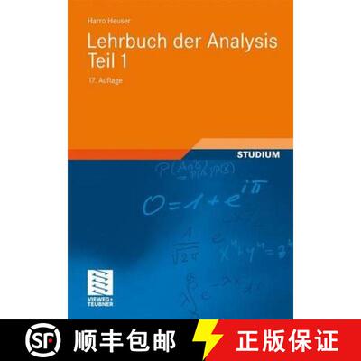 【3-4周达】Lehrbuch der Analysis. Teil 1 (17., durchges. Aufl. 2009) [9783834807779]