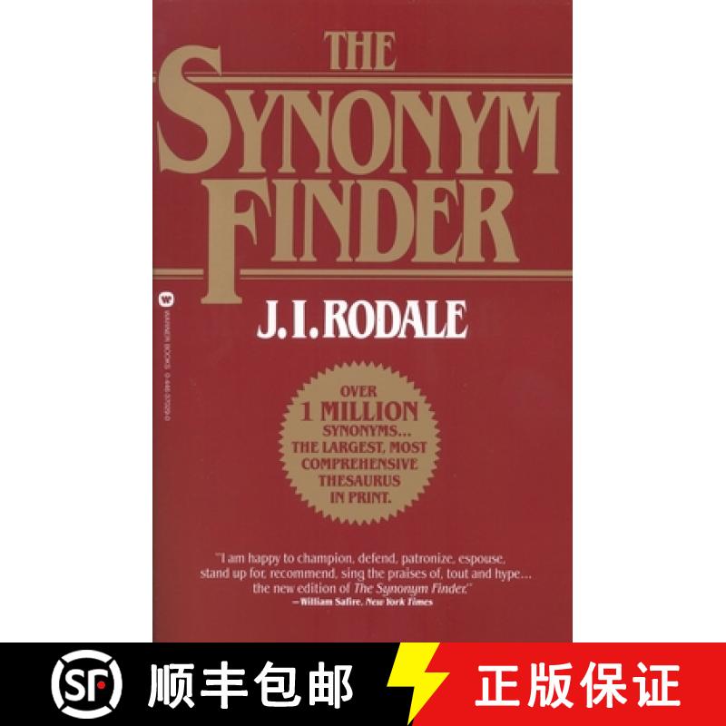 【3-4周达】The Synonym Finder [9780446370295]