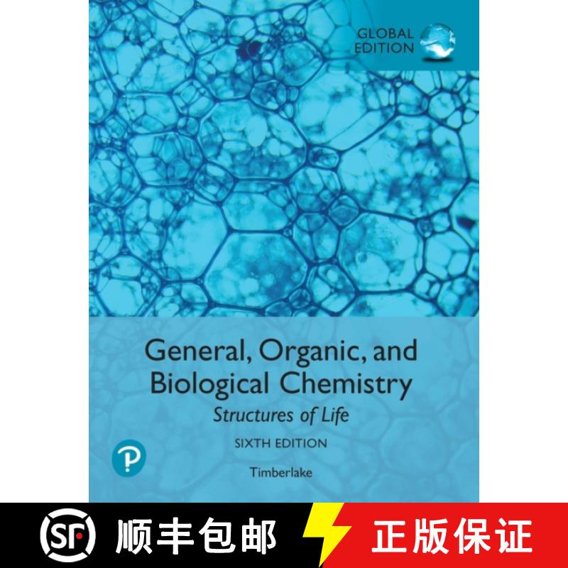 【3-4周达】General, Organic, and Biological Chemistry: Structures of Life, Global Edition [9781292275635]