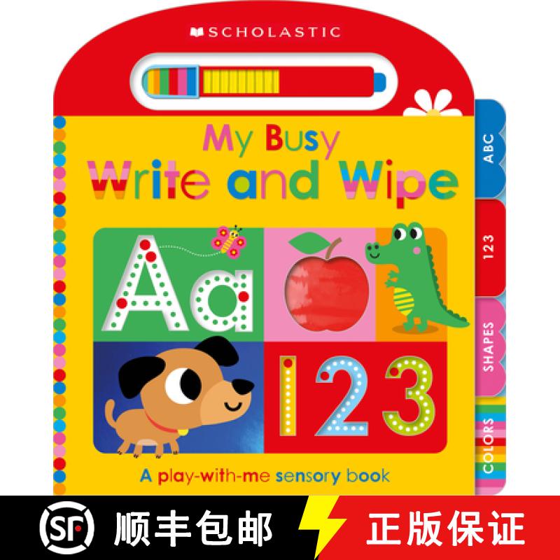 【3-4周达】My Busy Write-And-Wipe: Scholastic Early Learners [9781339042961]