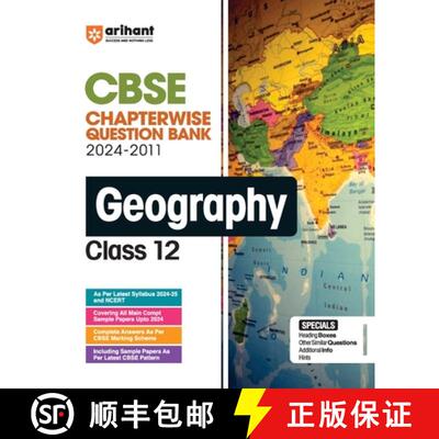 【3-4周达】CBSE Chapterwise Geography 12th [9789359988436]