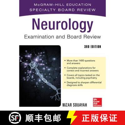 【3-4周达】Neurology Examination and Board Review, Third Edition: McGraw-Hill Education Specialty Boa... [9780071825481]
