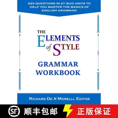 【3-4周达】The Elements of Style: Grammar Workbook [9781643990057]