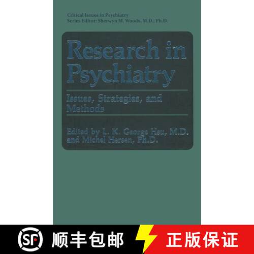 【3-4周达】精装 Research in Psychiatry : Issues, Strategies, and Methods [9780306441622]