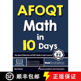 【3-4周达】AFOQT Math in 10 Days: The Most Effective AFOQT Math Crash Course [9781646122615]