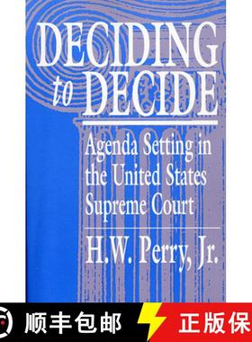 【3-4周达】Deciding to Decide – Agenda Setting in the United States Supreme Court (Paper) [9780674194434]