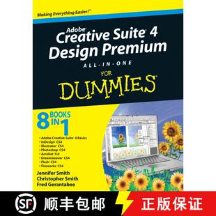 【3-4周达】Adobe Creative Suite 4 Design Premium All-In-One For Dummies(R) [Wiley计算机] [9780470331866]