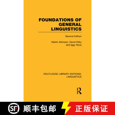 【3-4周达】精装 Foundations of General Linguistics (RLE Linguistics A: General Linguistics) [9780415715775]