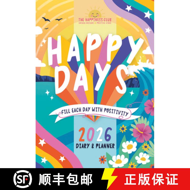 【2-3周达】2026 the Happiness Club Diary Planner [9781529848762]