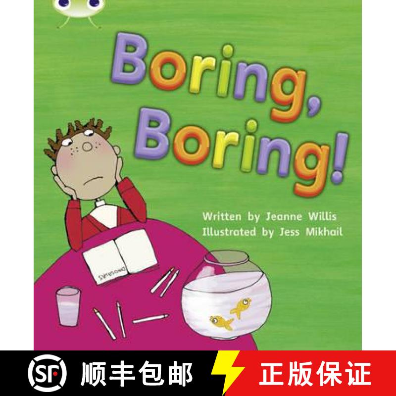 【3-4周达】Bug Club Phonics Fiction Year 1 Phase 5 Set 19 Boring, Boring [9781408260814]