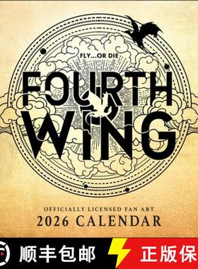 【3-4周达】Fourth Wing Officially Licensed Fan Art 2026 Wall Calendar [9781524899738]