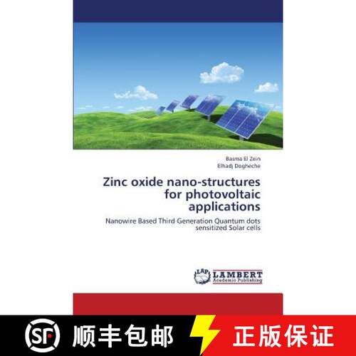 预订 Zinc Oxide Nano-Structures for Photovoltaic Applications [9783659440038]