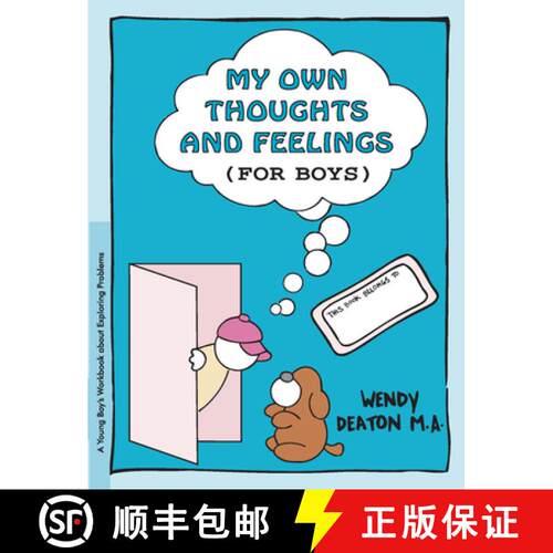 【3-4周达】精装 Grow: My Own Thoughts and Feelings (for Boys): A Young Boy's Workbook about Exploring... [9781630268244]