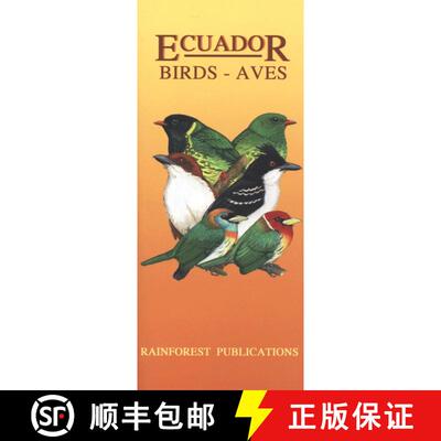 【3-4周达】Ecuador: Birds / Aves [9781888538021]