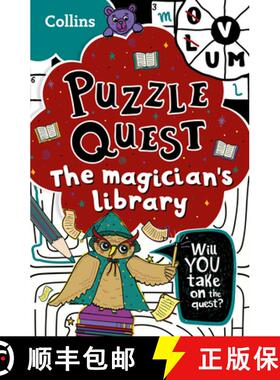 【3-4周达】Puzzle Quest The Magician's Library: Solve More Than 100 Puzzles in This Adventure Story f... [9780008532123]